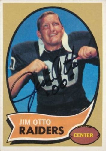 Jim Otto Autographs And Memorabilia Sports Football