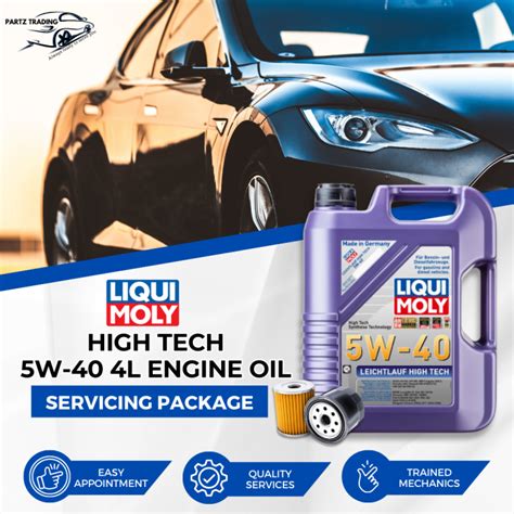 Car Servicing Liqui Moly Fully Synthetic Engine Oil Servicing Package