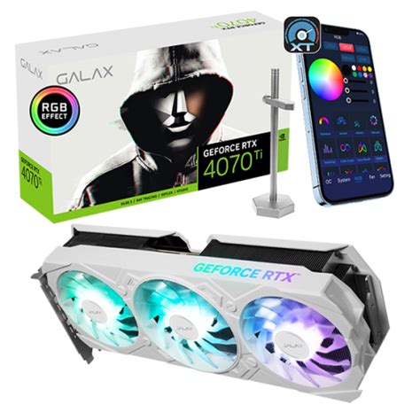 GALAX GeForce RTX 4070 Ti EX Gamer White 1 Click OC V2