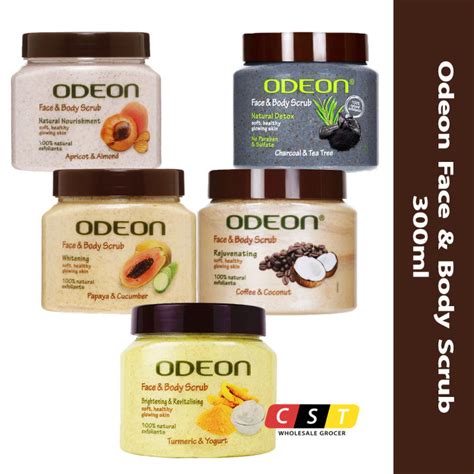 Odeon Face And Body Scrub 300ml Lazada