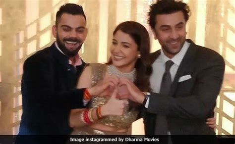 Virat Kohli Anushka Sharma And Ranbir Kapoor S Ae Dil Hai Mushkil