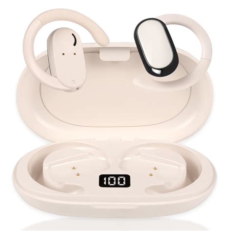 Open Ear Headphones,Open Ear Earbuds with Charging Case,48 Hours ...