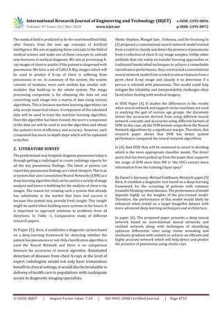 IRJET Detecting Pneumonia From Chest X Ray Images Using Committee