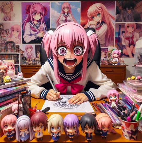 Anime Girl Obsessed With Anime Girls Raiart