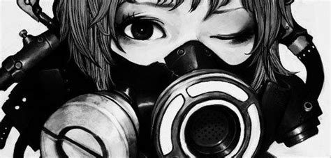 31 Best Anime Girls Gas Masks Images On Pinterest Gas Masks Anime