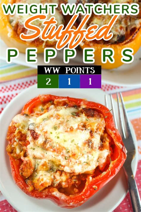 These Weight Watchers Stuffed Peppers Are Stuffed Full With Ground Turkey And Veggies