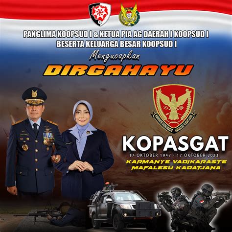 Panglima Komando Operasi Udara I Beserta Keluarga Besar Koopsud I