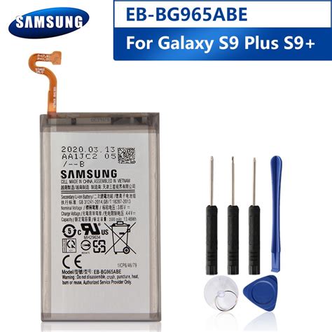 Samsung 원래 Eb Bg965abe 배터리 삼성 갤럭시 S9 플러스 G9650 G965f 정품 교체 티몬