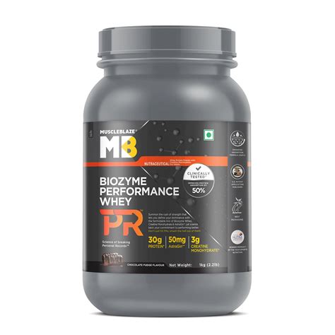 Buy Muscleblaze Biozyme Performance Whey Protein Pr Chocolate Fudge 1