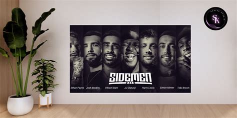 The Sidemen Movie Poster Sidemen Merch Posters KSI Wall Print