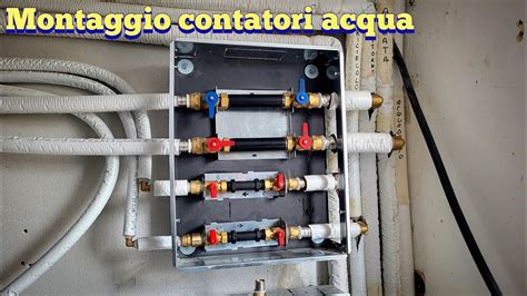 Montaggio Contatori Acqua Tubi Multistrato A Pressare Idraulica Fai