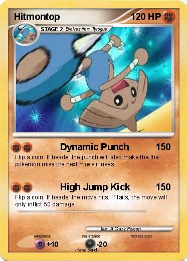 Pok Mon Hitmontop Dynamic Punch My Pokemon Card