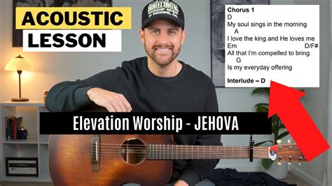 Jehova Feat Chris Brown Elevation Worship Acoustic Guitar Lesson