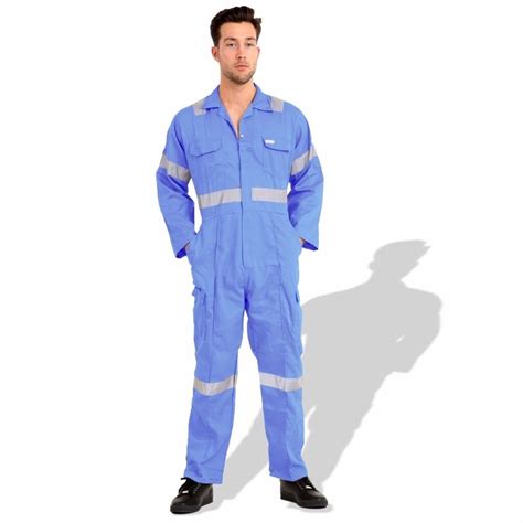 Twill Cotton Coverall W Reflector Prime Captain Safety Coverall Uae