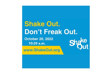 Oct 20: Practice earthquake preparedness with self-led ‘ShakeOut ...