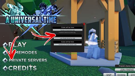A Universal Time Aut Private Server Codes July 2022