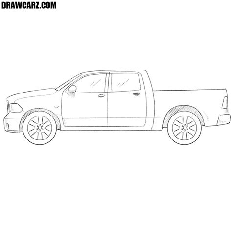 How To Draw A Dodge Ram