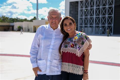 Supervisan AMLO Y Mara Lezama Avances En El Aeropuerto Felipe Carrillo