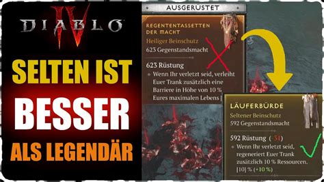 Diablo 4 Ausrüstung verbessern Warum Seltene Gegenstände besser als