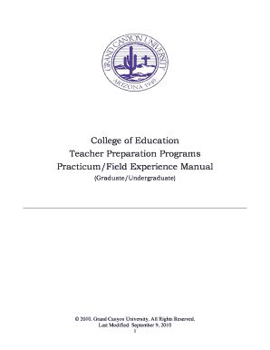 College Of Education Teacher Preparation Programs Practicum Field Gcu