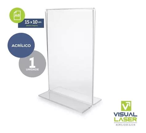 Display Acr Lico X A Mesa T Invertido Porta Folder