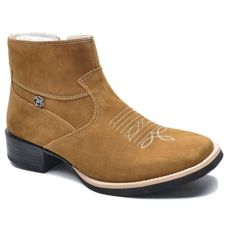 Bota Masculina Country Bico Quadrado Casas Bahia