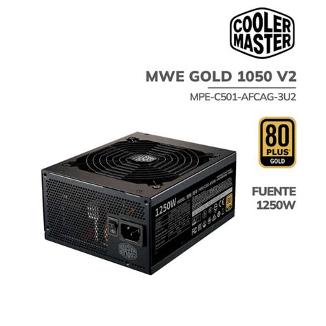 Fuente De Poder Cooler Master 1250W Mwe Gold V2 Mpe C501 Afcag 3U2