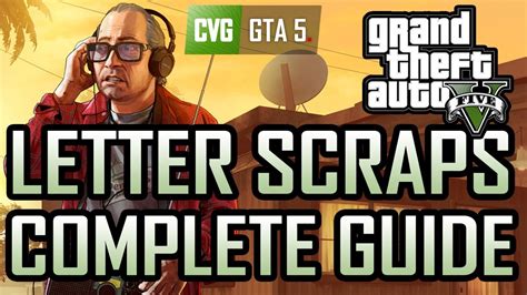 GTA 5 Letter Scraps Guide And Final Cutscene YouTube