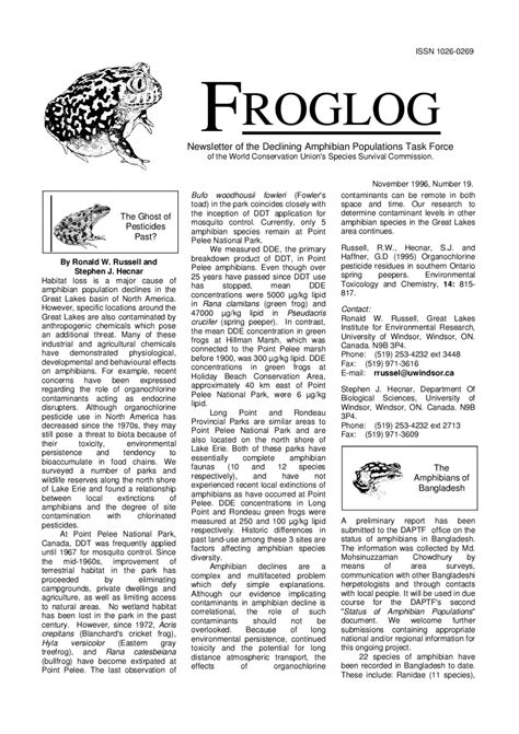 Froglog19 By Amphibian Survival Alliance Issuu