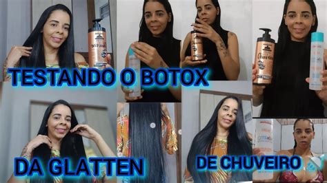 TESTANDO PELA PRIMEIRA VEZ O BOTOX DE CHUVEIRO DA GLATTEN EU FIZ