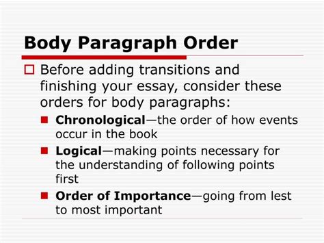 Ppt Thesis Body Paragraph Development Powerpoint Presentation Id