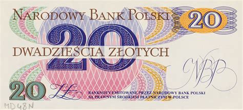 Banknot 20 złotych Muzeum Papiernictwa w Dusznikach Zdroju