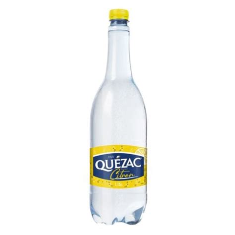 Eau Min Rale Naturelle Gazeuse Citron Quezac La Bouteille De L