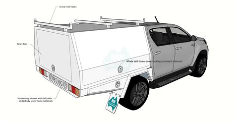 Custom Chassis Mount Canopies Tailored For Your Vehicle Mw Toolbox Qld