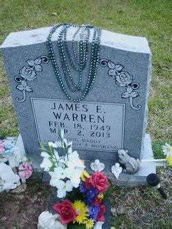 James Elbert Warren 1949 2013 Mémorial Find a Grave