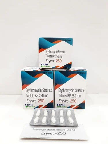 Erythromycin Stearate Tablet 250 MG At Rs 15 Stripe Pharmaceutical