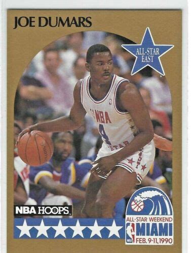 Joe Dumars All Star Weekend Nba Hoops Basketball Card Detroit