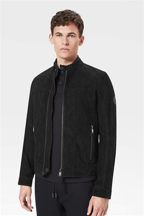 Bogner Bjorn Leather Jacket In Black for Men - Lyst