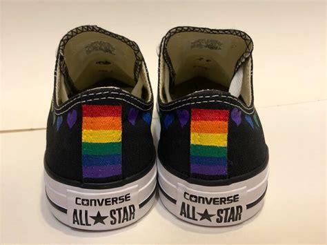 Custom Painted Gay Pride Shoes Gagasasian