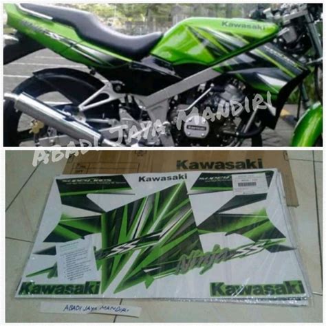 Jual Striping Lis Stiker Kawasaki Ninja Ss Hijau Asli