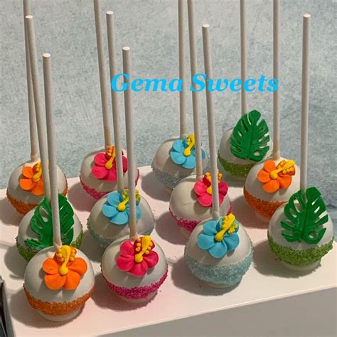 Tropical Cake Pops By Gema Sweets Cake Pops Sweets Cake