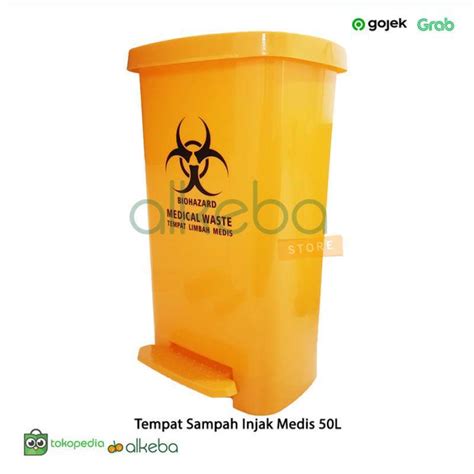 Promo Tempat Sampah Limbah Medis Injak Pedal Medical Waste 50 Liter