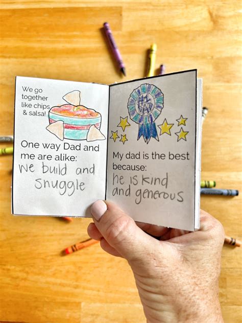 Fathers Day Mini Book Printable Everyday Learn Play