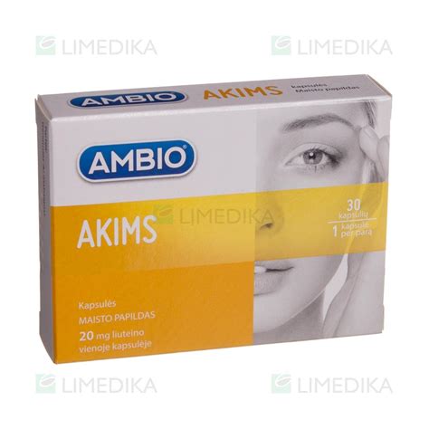 Ambio Akims 30 Kapsulių Limedika