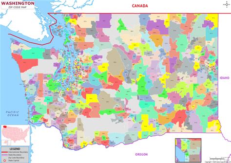 Washington County Zip Codes Map