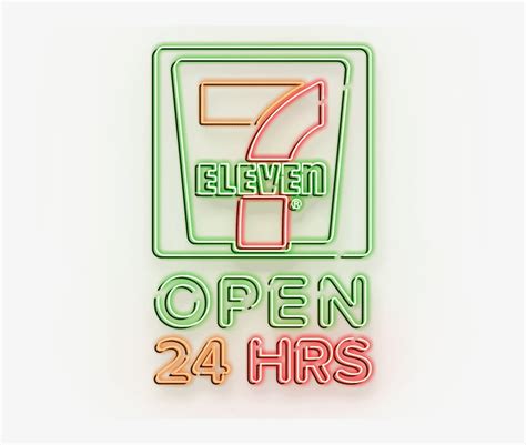 7 Eleven Open 24 Hours - 701x614 PNG Download - PNGkit