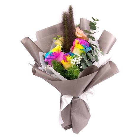 KH-80 Rainbow Delight - Little Flower Hut #1 Singapore Online Florist