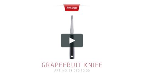 Triangle Grapefruit Knife On Vimeo