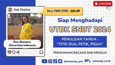 Penulisan Tanda Titik Dua Petik Hubung Pisah UTBK SNBT 2024