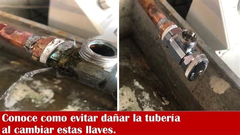 Como Cambiar Llave De Paso En Sink Lavamanos O Fregadero Llave